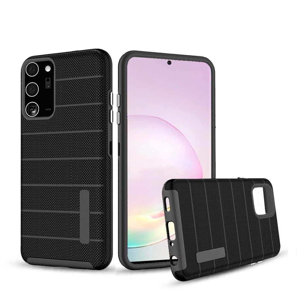 For Samsung Galaxy Note 20 Case Hybrid Armor Stripes Rugged Texture TPU Cover - Bild 11 von 30