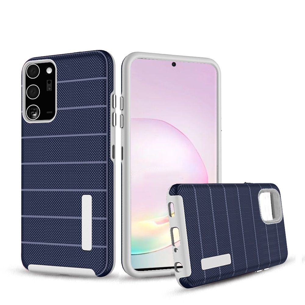 For Samsung Galaxy Note 20 Case Hybrid Armor Stripes Rugged Texture TPU Cover - Bild 19 von 30
