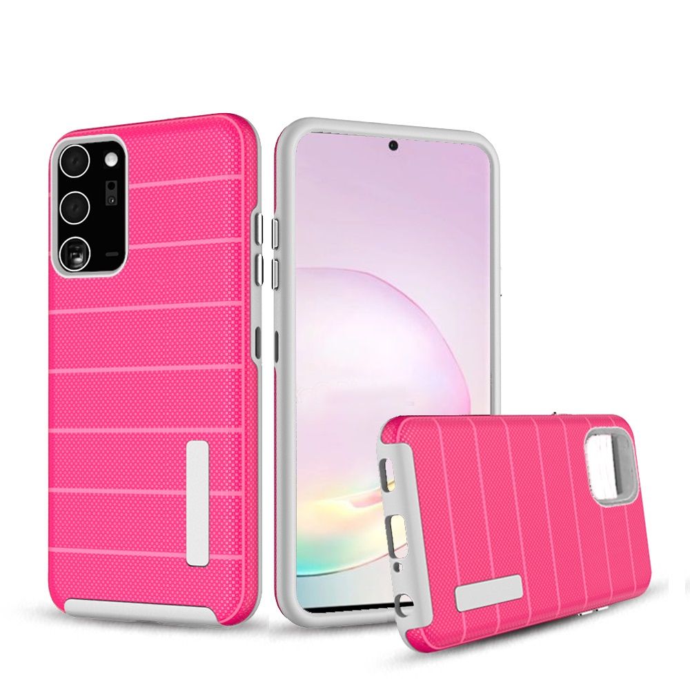 For Samsung Galaxy Note 20 Case Hybrid Armor Stripes Rugged Texture TPU Cover - Bild 15 von 30