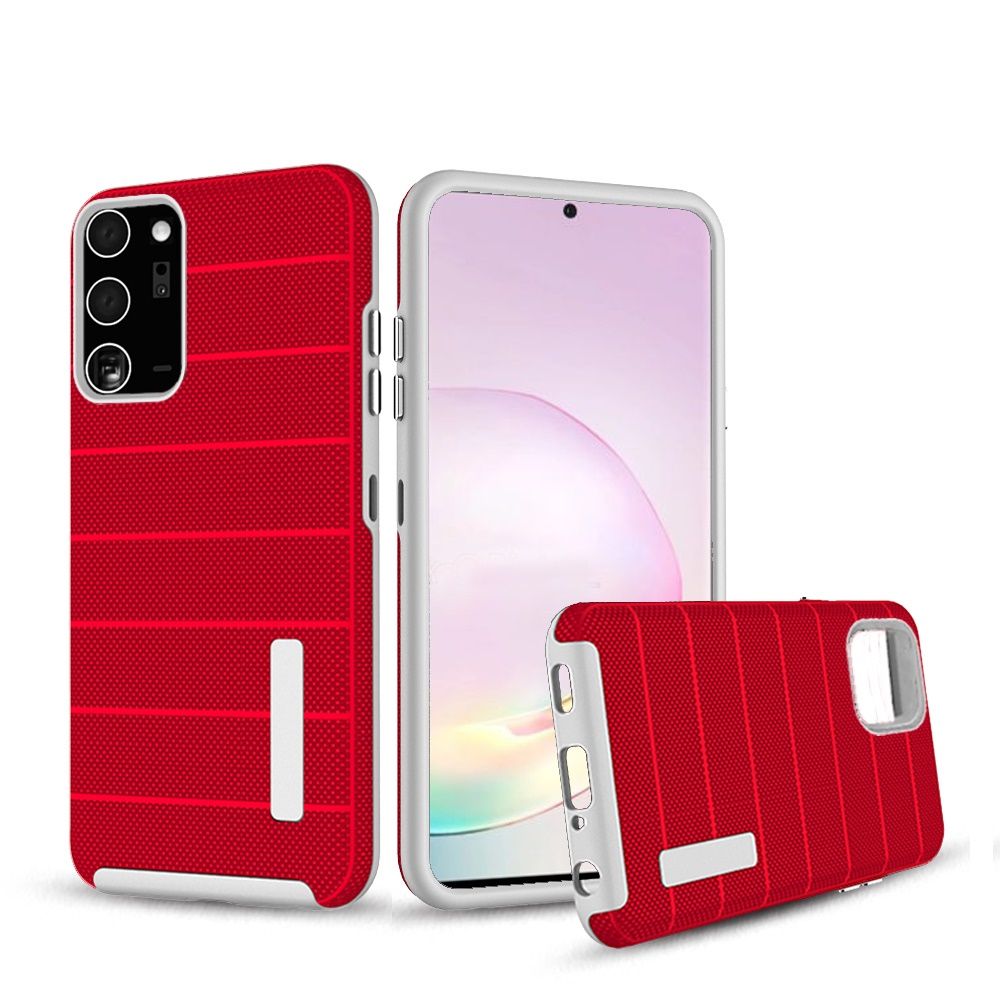 For Samsung Galaxy Note 20 Case Hybrid Armor Stripes Rugged Texture TPU Cover - Bild 23 von 30