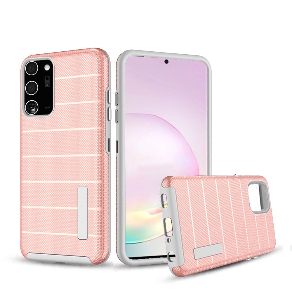 For Samsung Galaxy Note 20 Case Hybrid Armor Stripes Rugged Texture TPU Cover - Bild 27 von 30