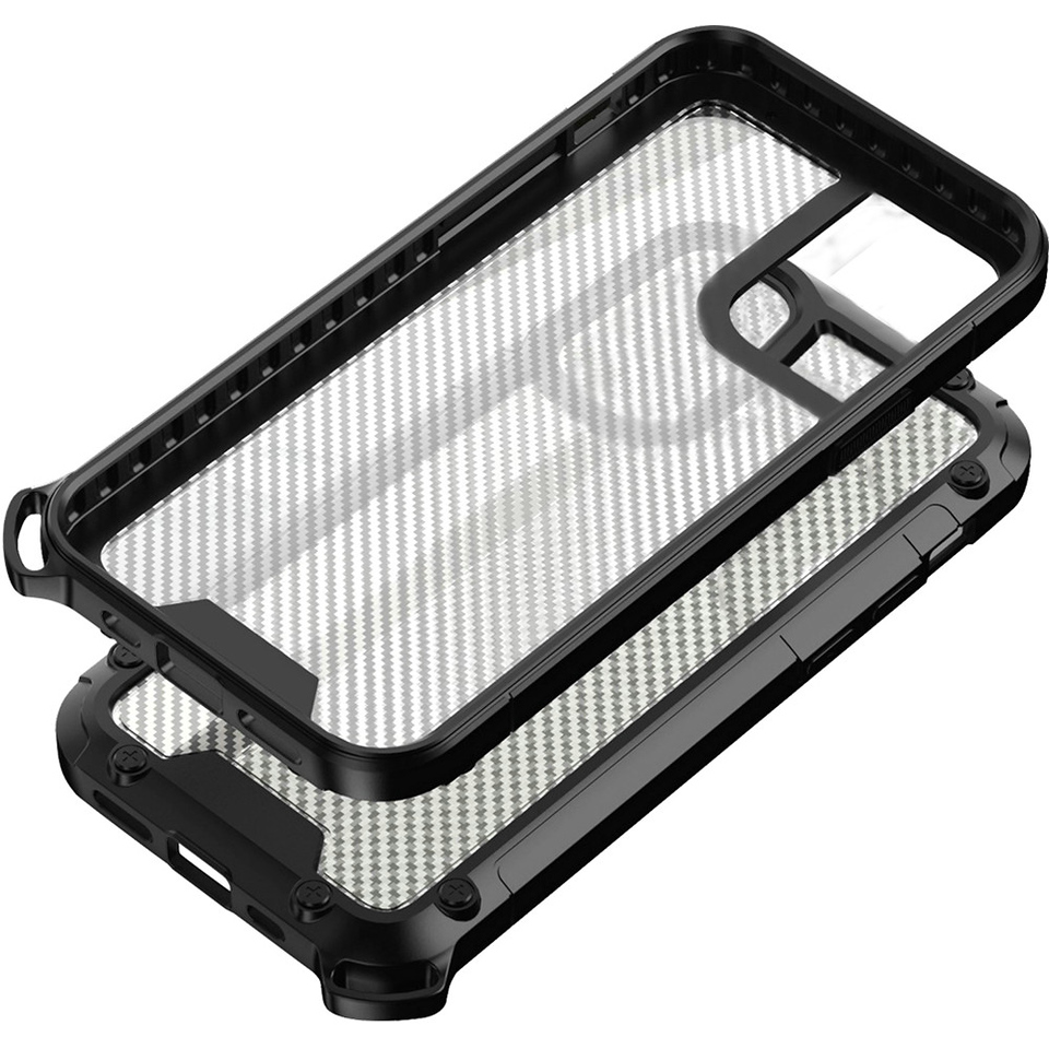 For Samsung Galaxy S21 /Plus Ultra Carbon Fiber Style Shockproof Hybrid Cover - Picture 13 of 31