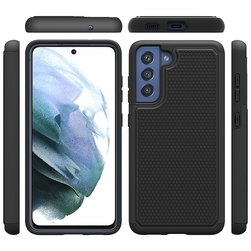 For Samsung Galaxy S21 FE Hybrid Case Shockproof Rugged Silicone DualLayer Cover - Picture 12 of 29