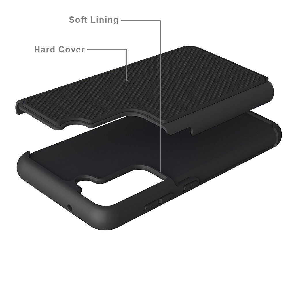 For Samsung Galaxy S21 FE Hybrid Case Shockproof Rugged Silicone DualLayer Cover - Picture 11 of 29