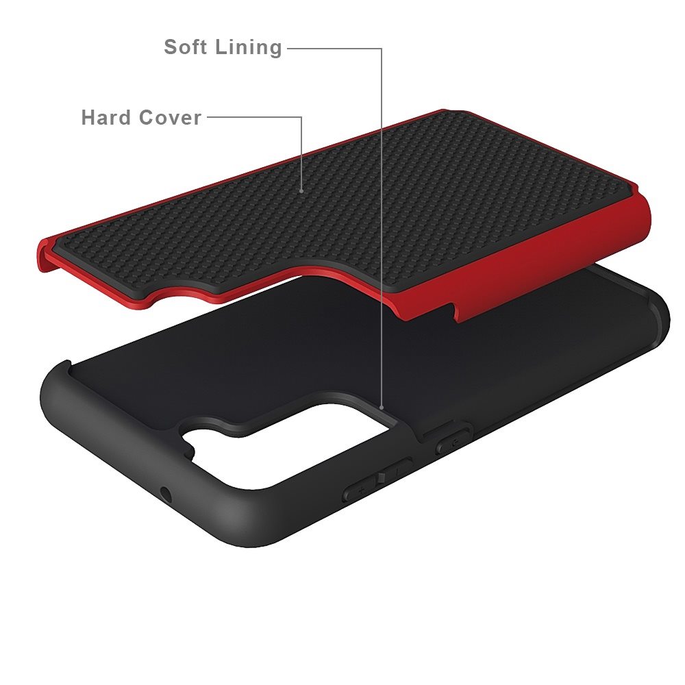 For Samsung Galaxy S21 FE Hybrid Case Shockproof Rugged Silicone DualLayer Cover - Picture 25 of 29