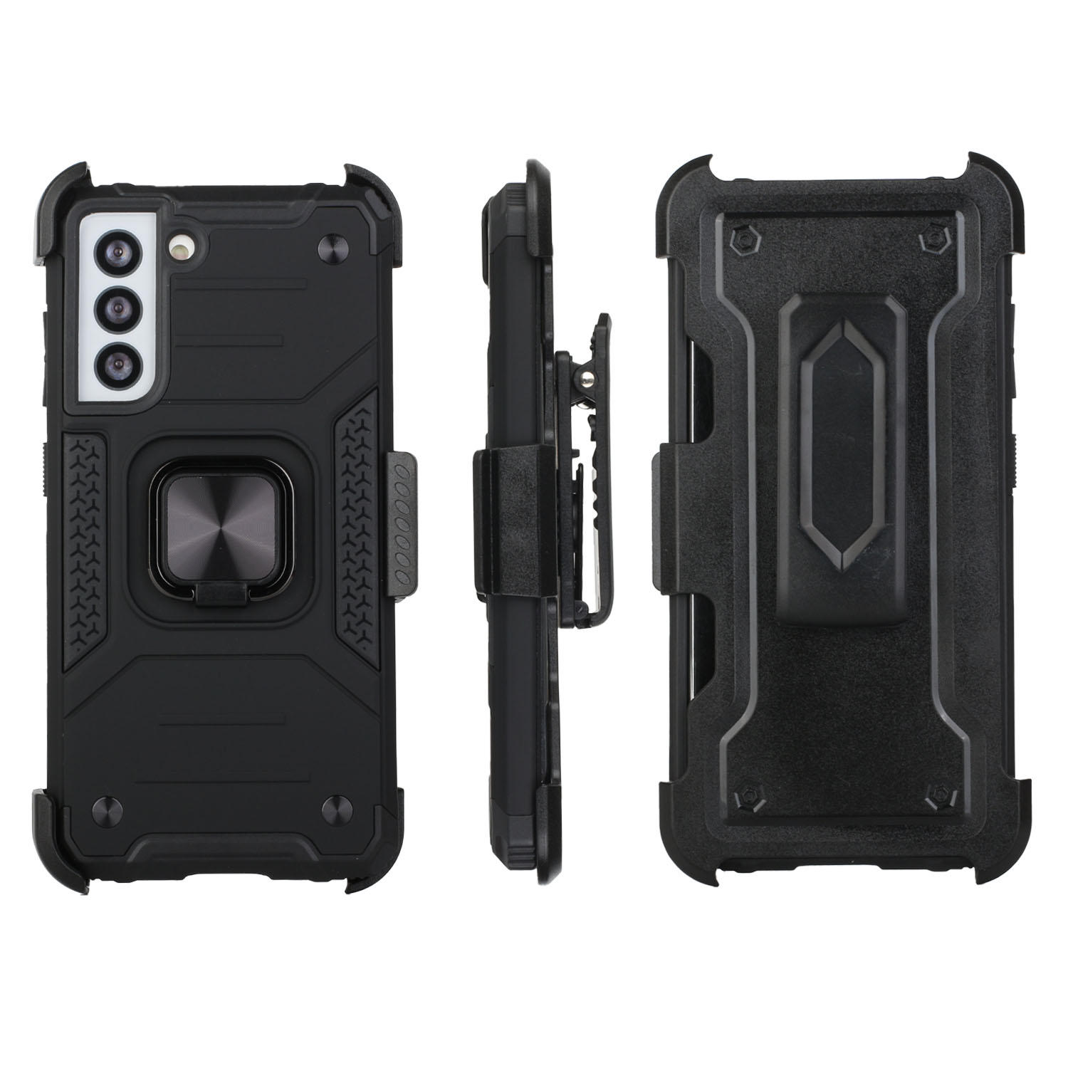 Für Samsung Galaxy S21 FE Fan Edition Holster Armor Hybrid Ring Ständer Hülle Cover - Bild 11 von 25