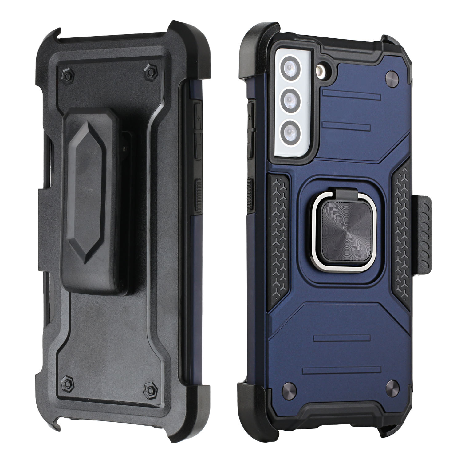 Für Samsung Galaxy S21 FE Fan Edition Holster Armor Hybrid Ring Ständer Hülle Cover - Bild 18 von 25
