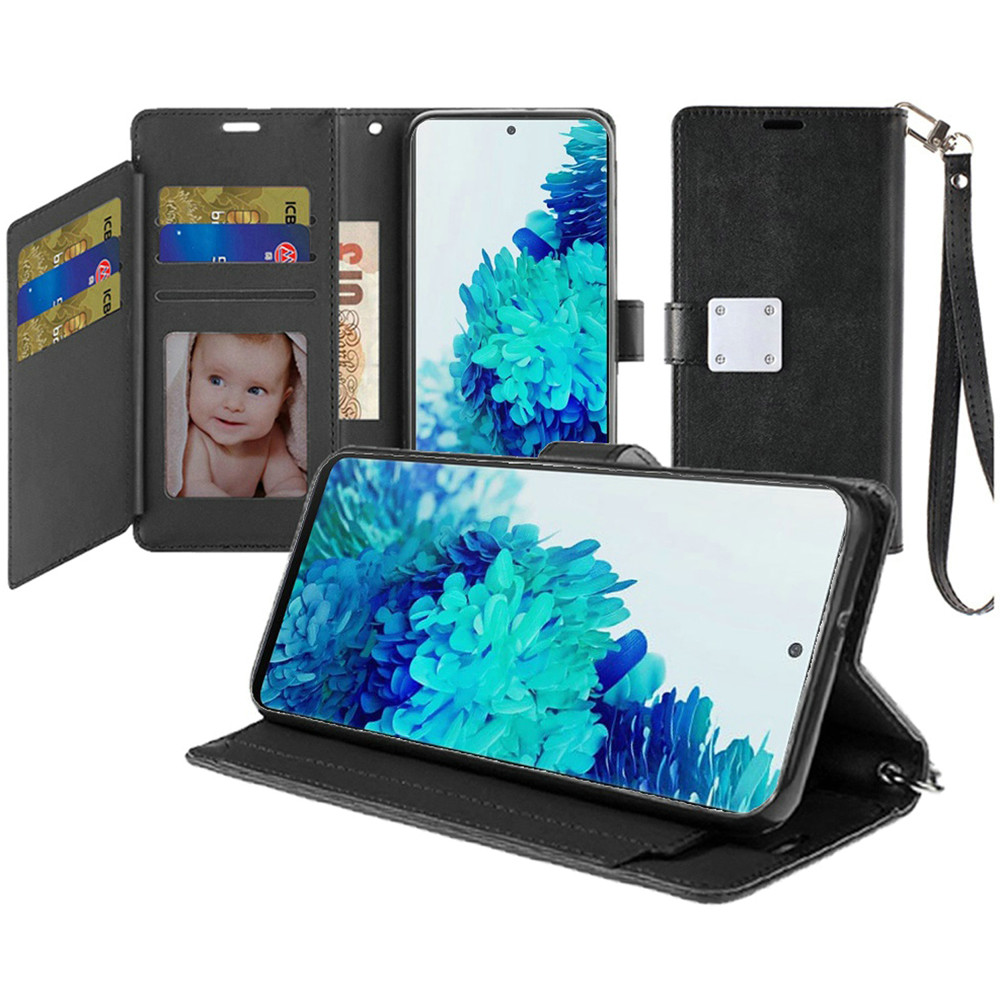 For Samsung Galaxy S21 Plus Wallet Case Leather Card Slot Dual Flip Pouch Cover - Picture 7 of 31