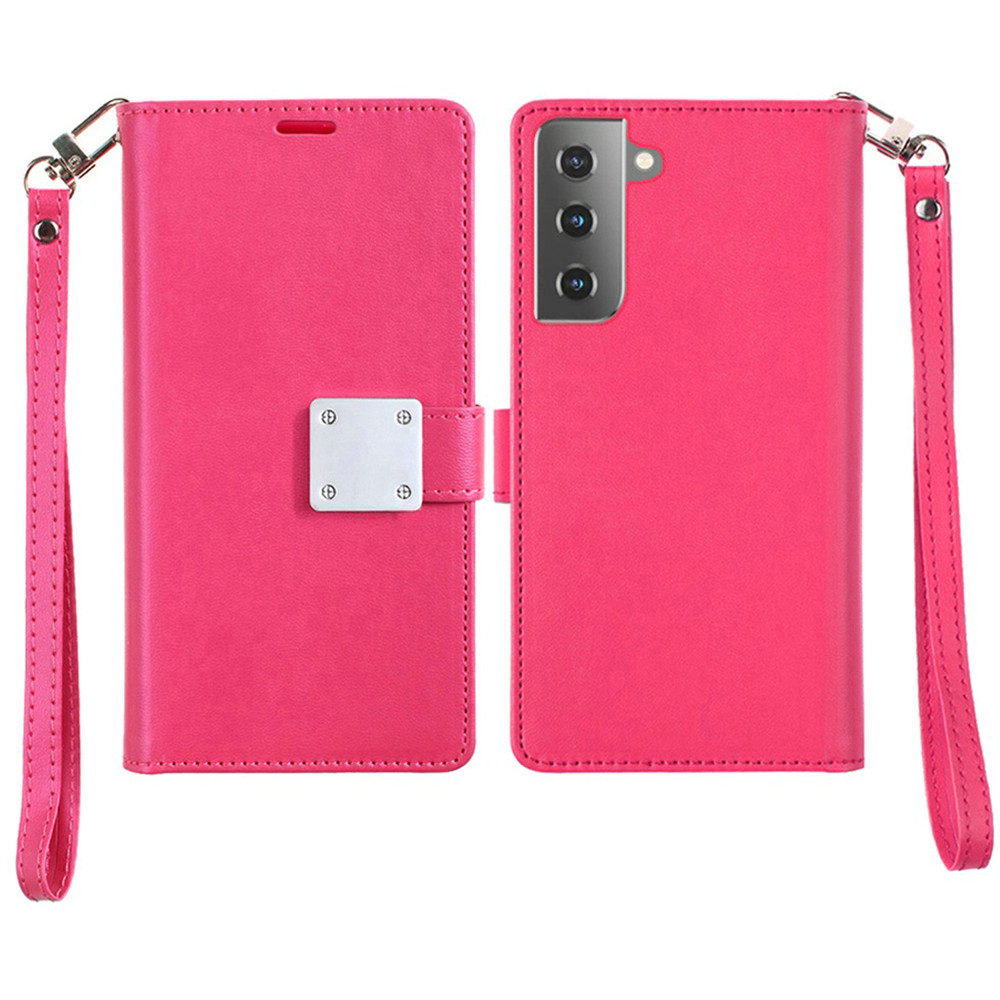 For Samsung Galaxy S21 Plus Wallet Case Leather Card Slot Dual Flip Pouch Cover - Picture 25 of 31