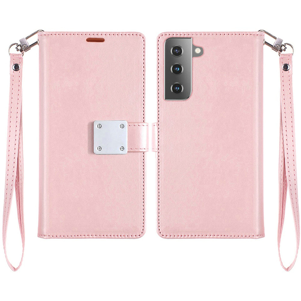 For Samsung Galaxy S21 Plus Wallet Case Leather Card Slot Dual Flip Pouch Cover - Picture 28 of 31