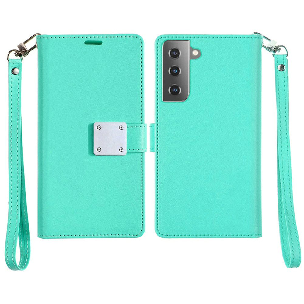 For Samsung Galaxy S21 Plus Wallet Case Leather Card Slot Dual Flip Pouch Cover - Picture 18 of 31