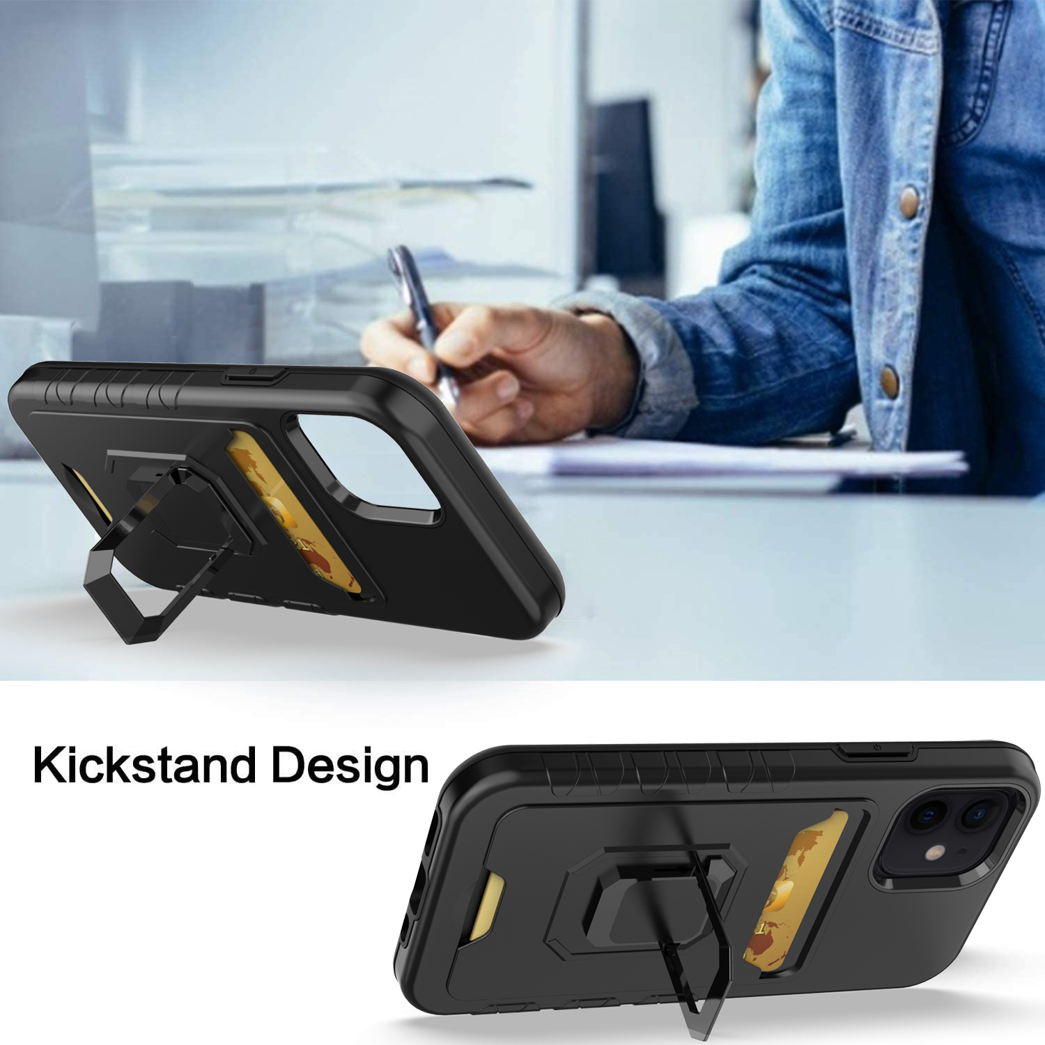 For Samsung Galaxy S22 /Plus Ultra Wallet Case with Credit Card Ring Stand Cover - Picture 13 of 49