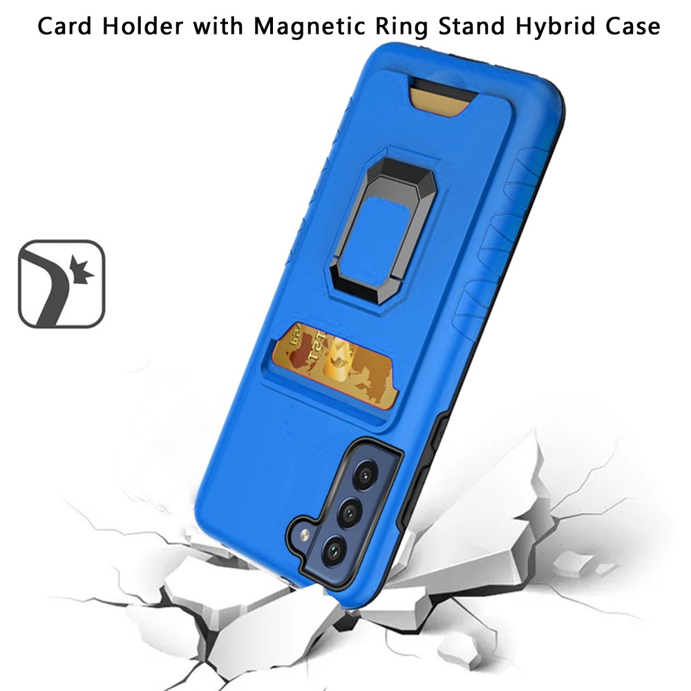 For Samsung Galaxy S22 /Plus Ultra Wallet Case with Credit Card Ring Stand Cover - Picture 15 of 49