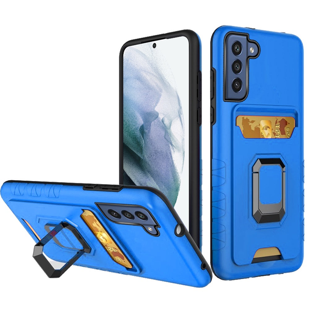 For Samsung Galaxy S22 /Plus Ultra Wallet Case with Credit Card Ring Stand Cover - Picture 14 of 49