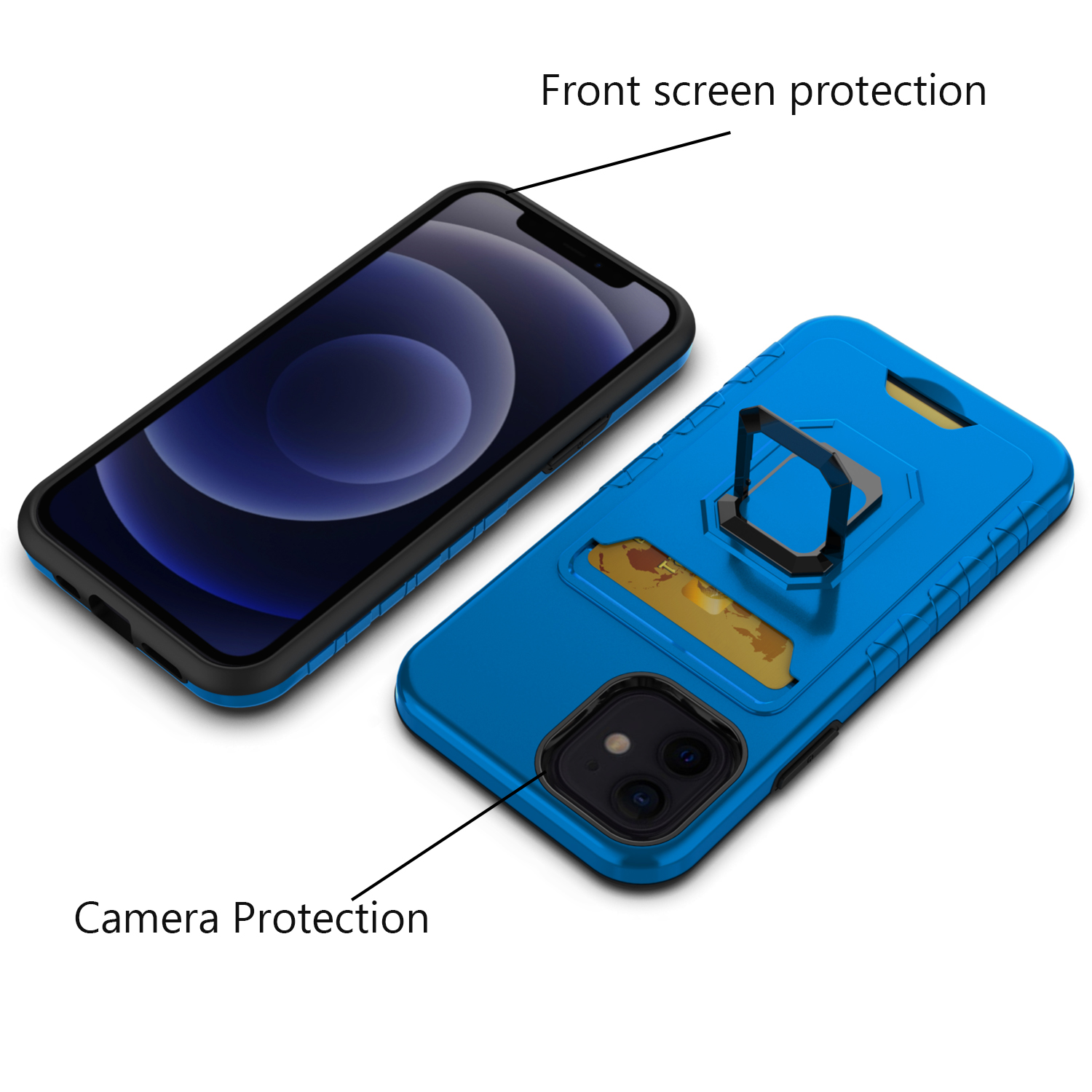 For Samsung Galaxy S22 /Plus Ultra Wallet Case with Credit Card Ring Stand Cover - Picture 17 of 49