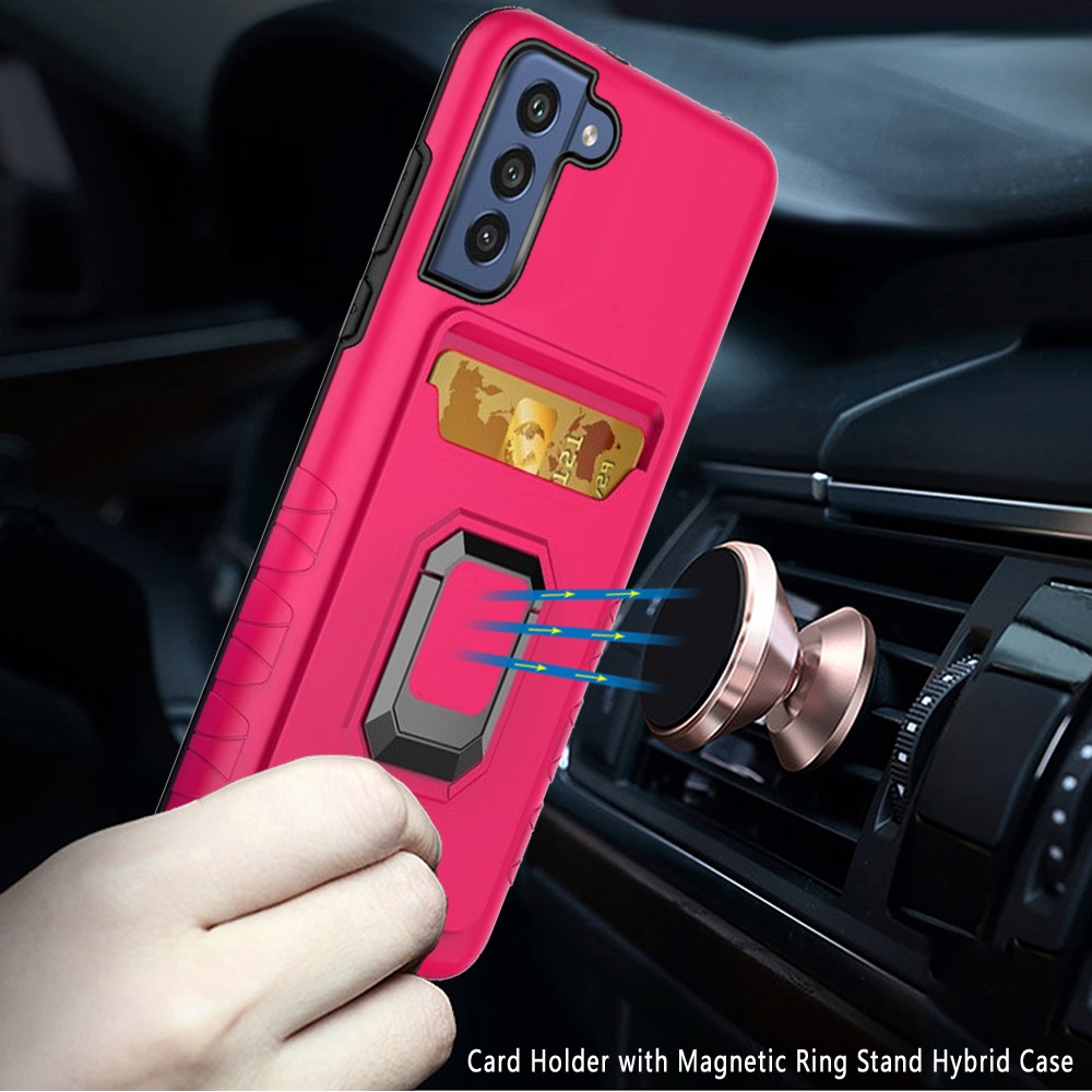 For Samsung Galaxy S22 /Plus Ultra Wallet Case with Credit Card Ring Stand Cover - Picture 22 of 49