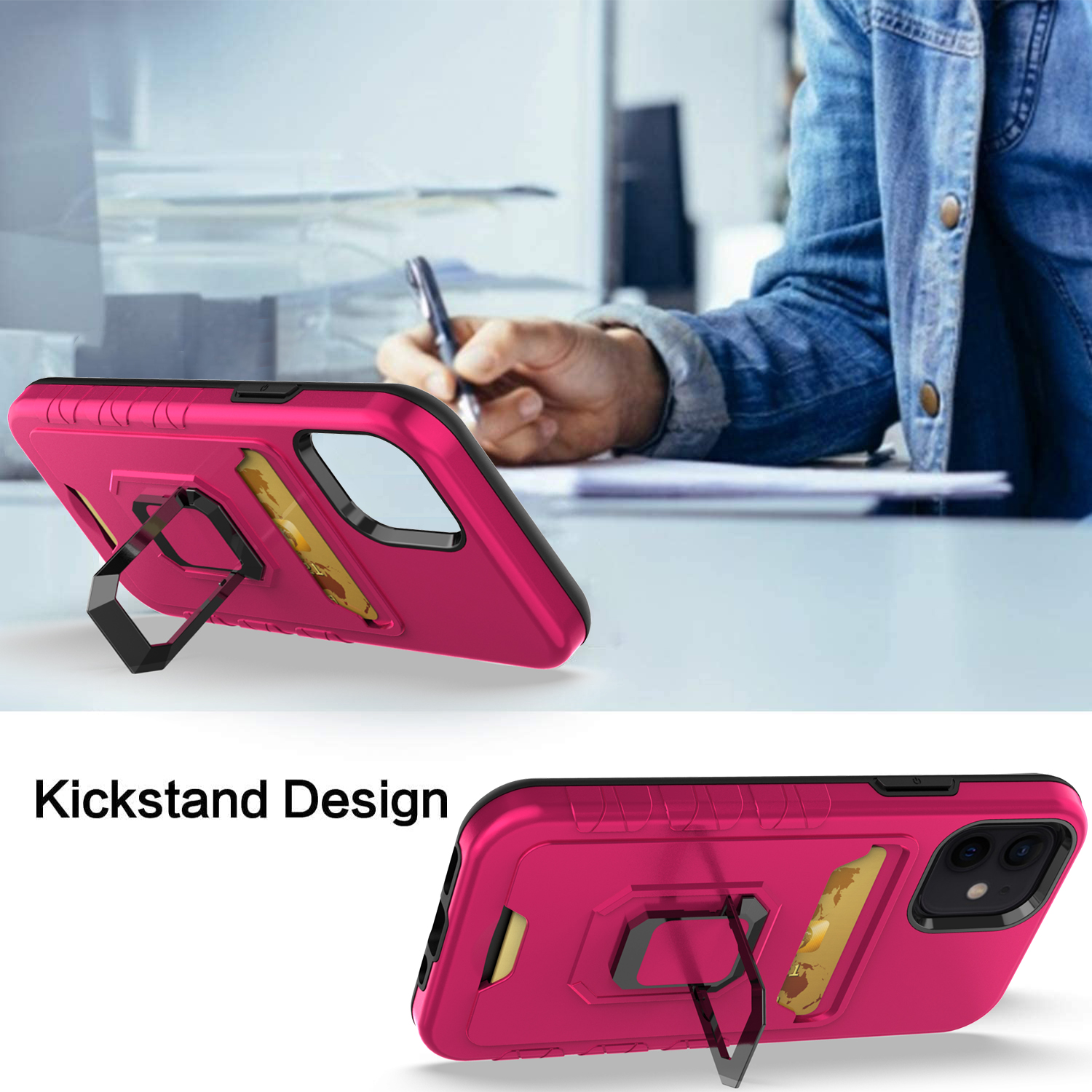 For Samsung Galaxy S22 /Plus Ultra Wallet Case with Credit Card Ring Stand Cover - Picture 24 of 49