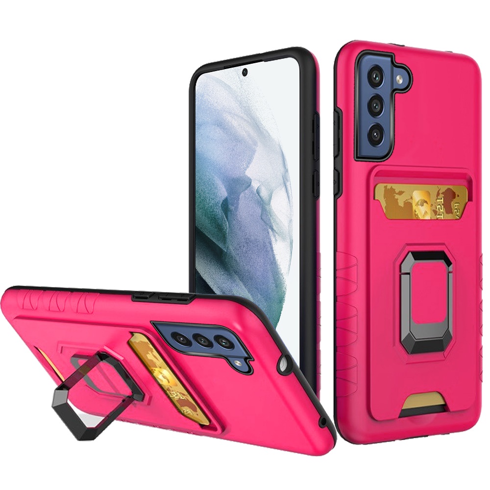 For Samsung Galaxy S22 /Plus Ultra Wallet Case with Credit Card Ring Stand Cover - Picture 20 of 49