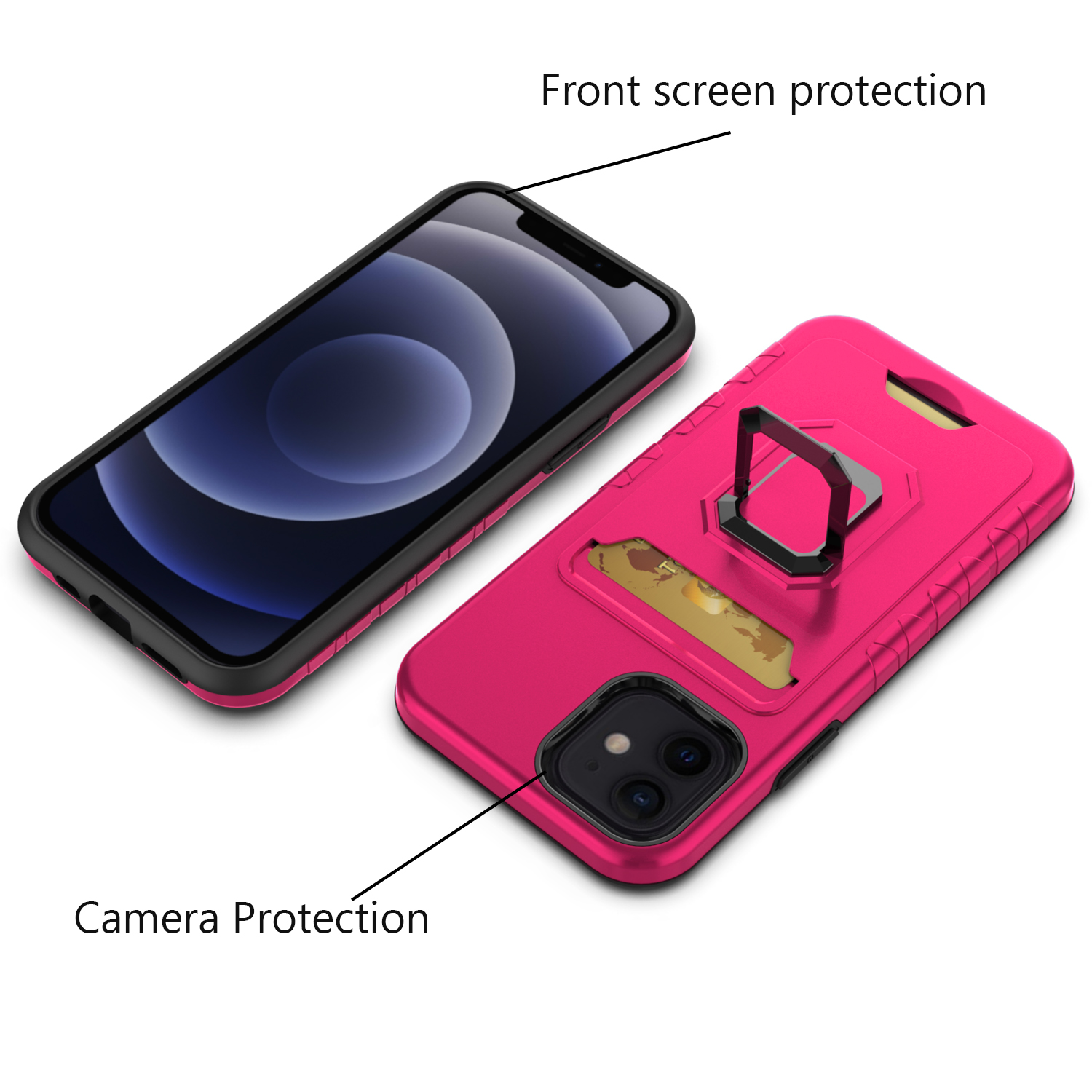 For Samsung Galaxy S22 /Plus Ultra Wallet Case with Credit Card Ring Stand Cover - Picture 23 of 49