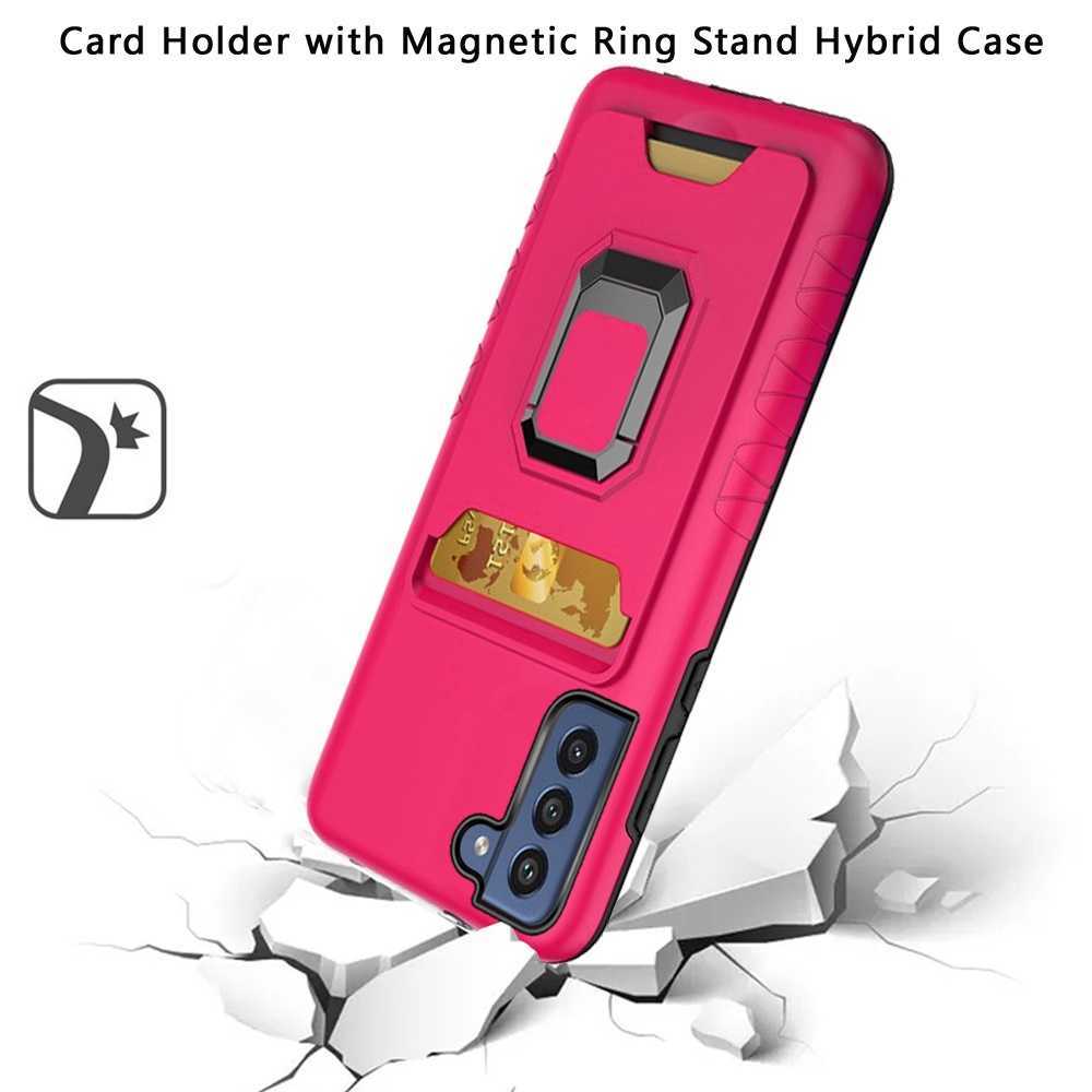 For Samsung Galaxy S22 /Plus Ultra Wallet Case with Credit Card Ring Stand Cover - Picture 21 of 49