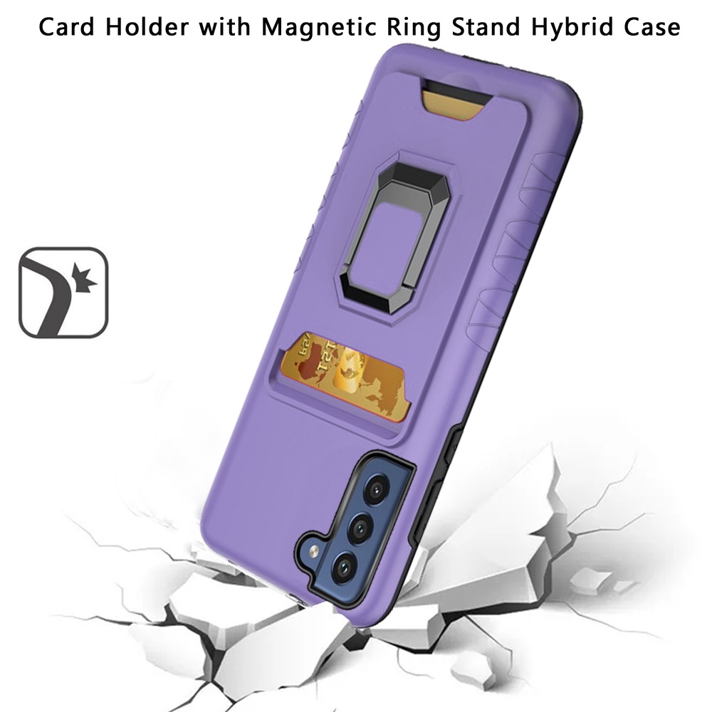 For Samsung Galaxy S22 /Plus Ultra Wallet Case with Credit Card Ring Stand Cover - Picture 27 of 49