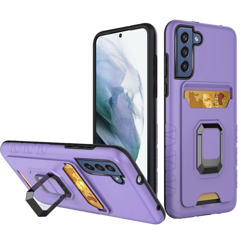 For Samsung Galaxy S22 /Plus Ultra Wallet Case with Credit Card Ring Stand Cover - Picture 26 of 49
