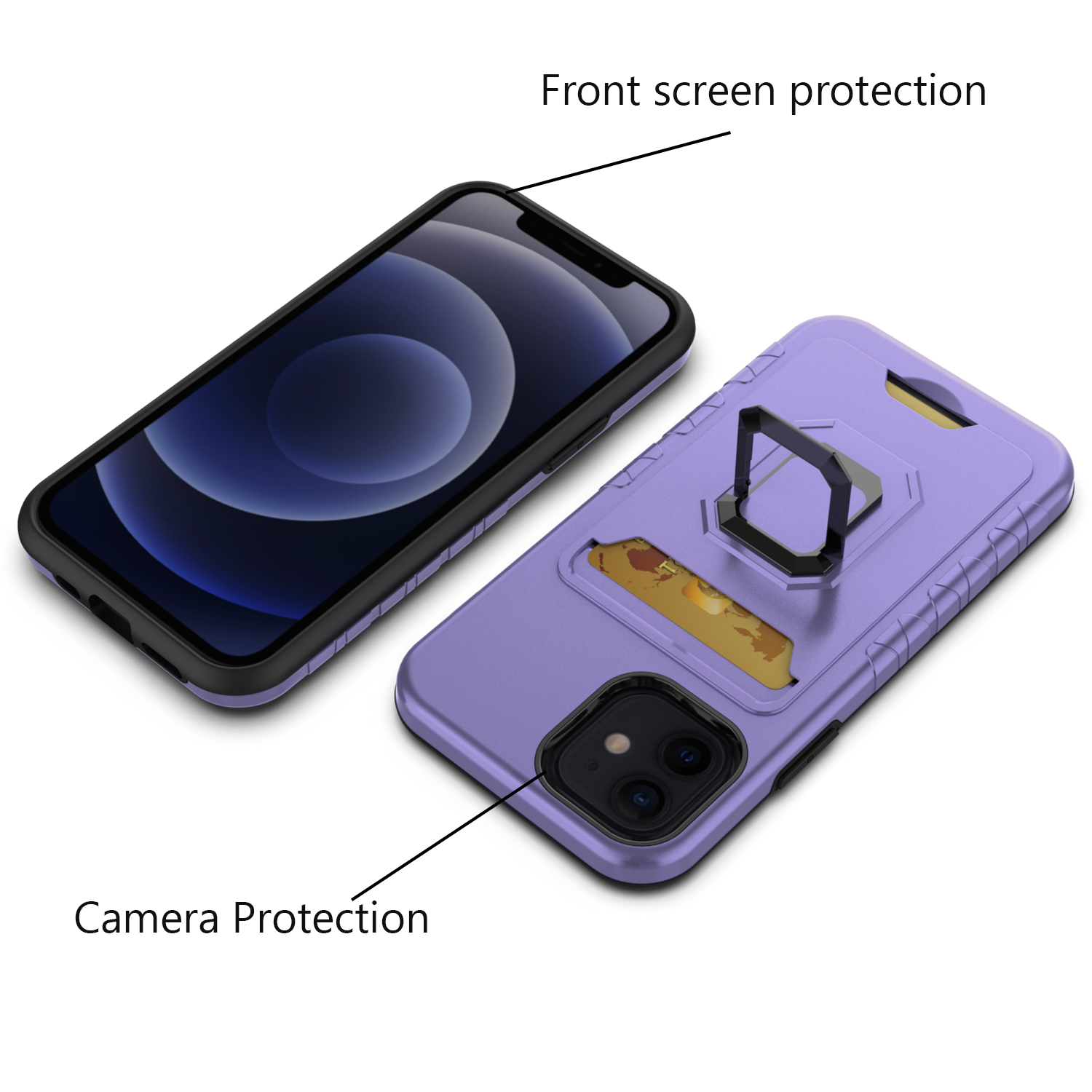 For Samsung Galaxy S22 /Plus Ultra Wallet Case with Credit Card Ring Stand Cover - Picture 29 of 49