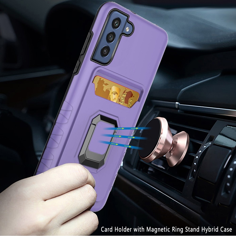 For Samsung Galaxy S22 /Plus Ultra Wallet Case with Credit Card Ring Stand Cover - Picture 28 of 49