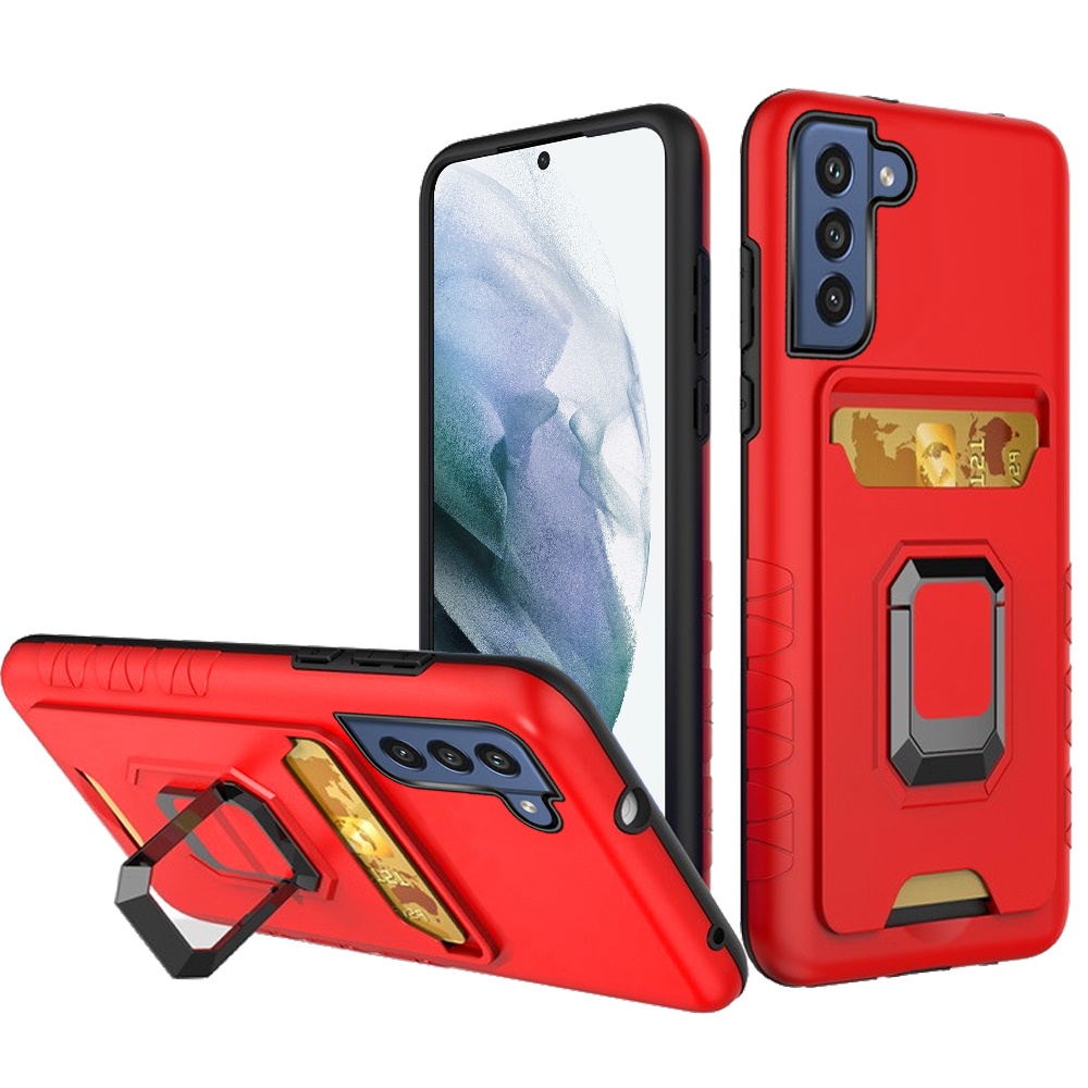 For Samsung Galaxy S22 /Plus Ultra Wallet Case with Credit Card Ring Stand Cover - Picture 32 of 49