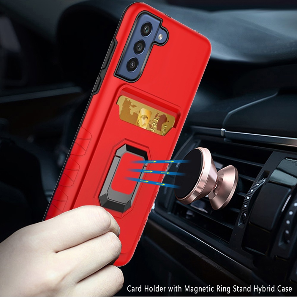 For Samsung Galaxy S22 /Plus Ultra Wallet Case with Credit Card Ring Stand Cover - Picture 34 of 49
