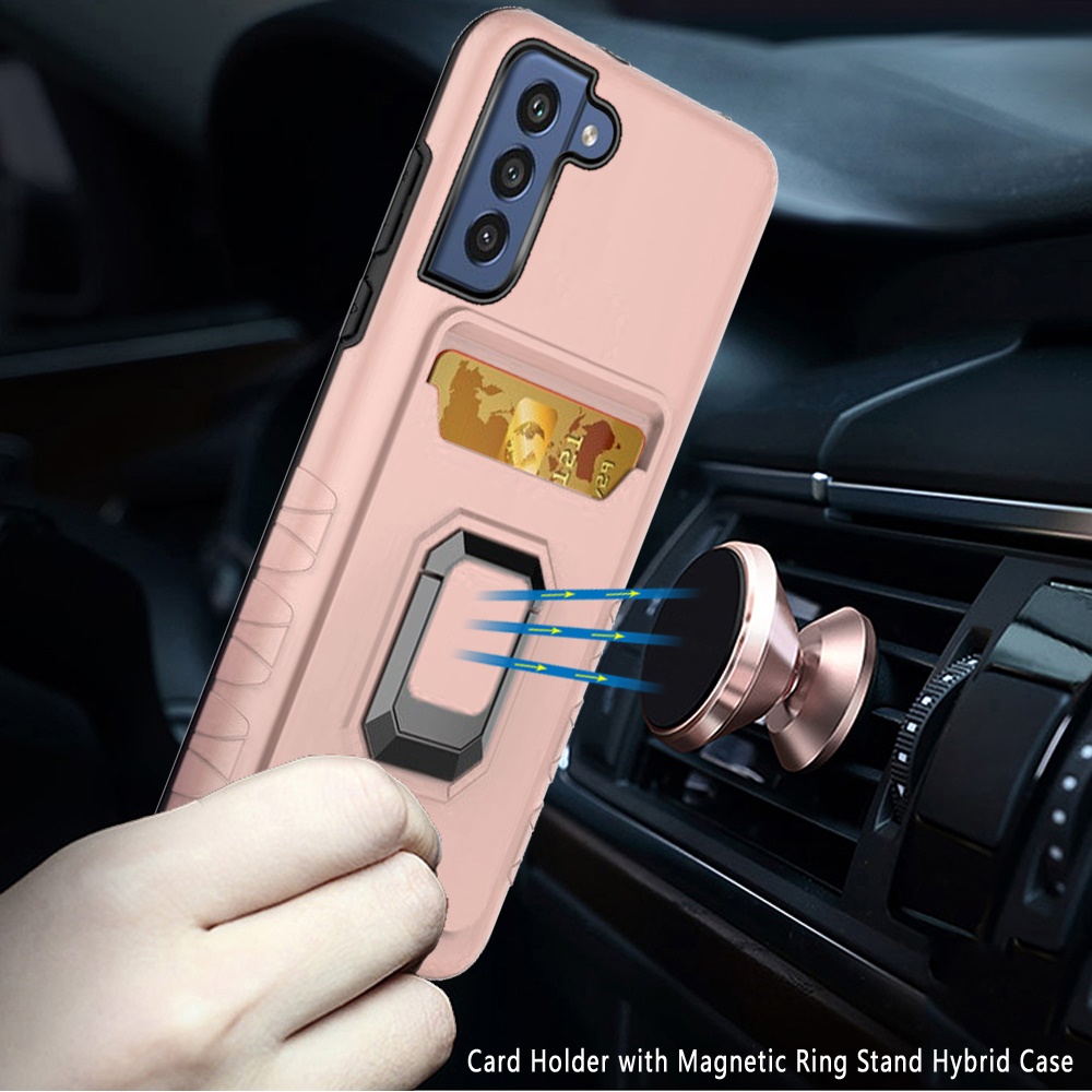 For Samsung Galaxy S22 /Plus Ultra Wallet Case with Credit Card Ring Stand Cover - Picture 40 of 49