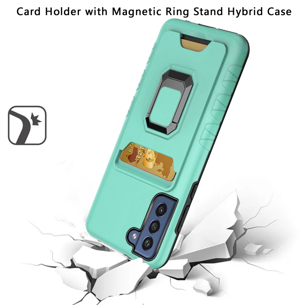 For Samsung Galaxy S22 /Plus Ultra Wallet Case with Credit Card Ring Stand Cover - Picture 45 of 49