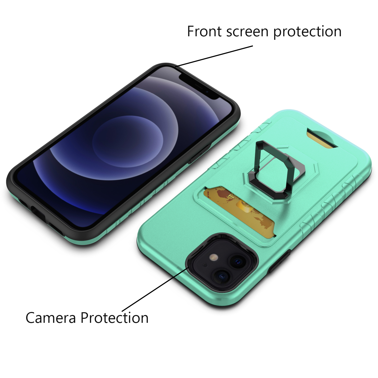 For Samsung Galaxy S22 /Plus Ultra Wallet Case with Credit Card Ring Stand Cover - Picture 47 of 49