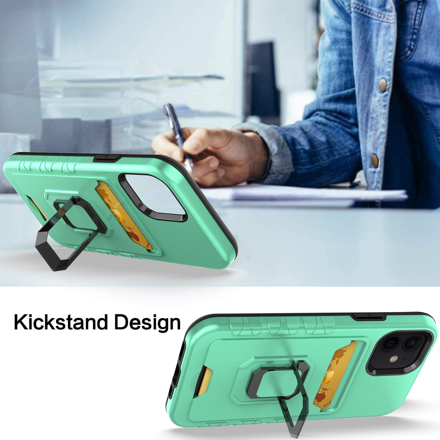 For Samsung Galaxy S22 /Plus Ultra Wallet Case with Credit Card Ring Stand Cover - Picture 48 of 49