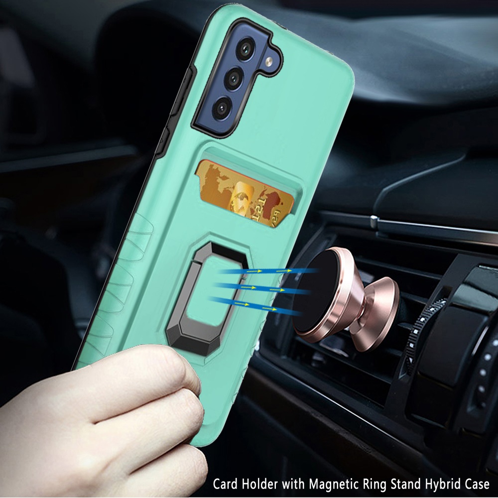 For Samsung Galaxy S22 /Plus Ultra Wallet Case with Credit Card Ring Stand Cover - Picture 46 of 49