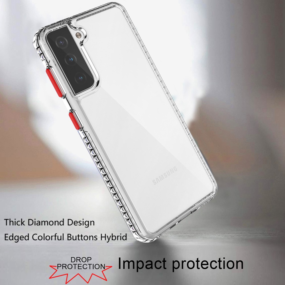 For Samsung Galaxy S22 Transparent Rugged Shockproof Hybrid PC Back Case Cover - Picture 27 of 31