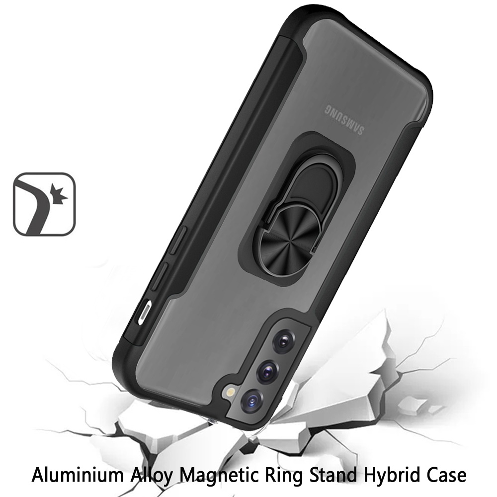 For Samsung Galaxy S22 Ultra Clear Stand Design Hybrid Ring Holder Case Cover - Picture 14 of 28