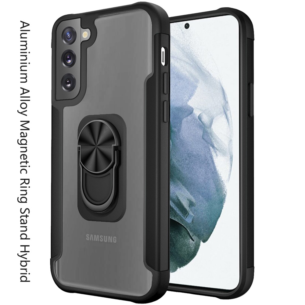 For Samsung Galaxy S22 Ultra Clear Stand Design Hybrid Ring Holder Case Cover - Picture 11 of 28