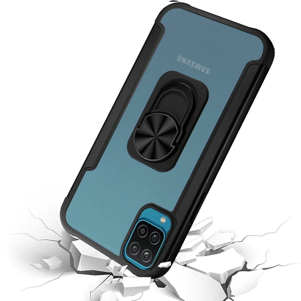 For Samsung Galaxy S22 Ultra Clear Stand Design Hybrid Ring Holder Case Cover - Picture 19 of 28