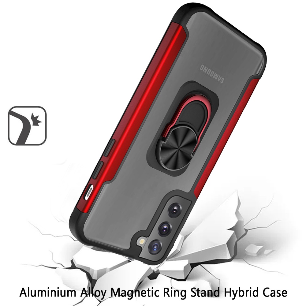 For Samsung Galaxy S22 Ultra Clear Stand Design Hybrid Ring Holder Case Cover - Picture 22 of 28