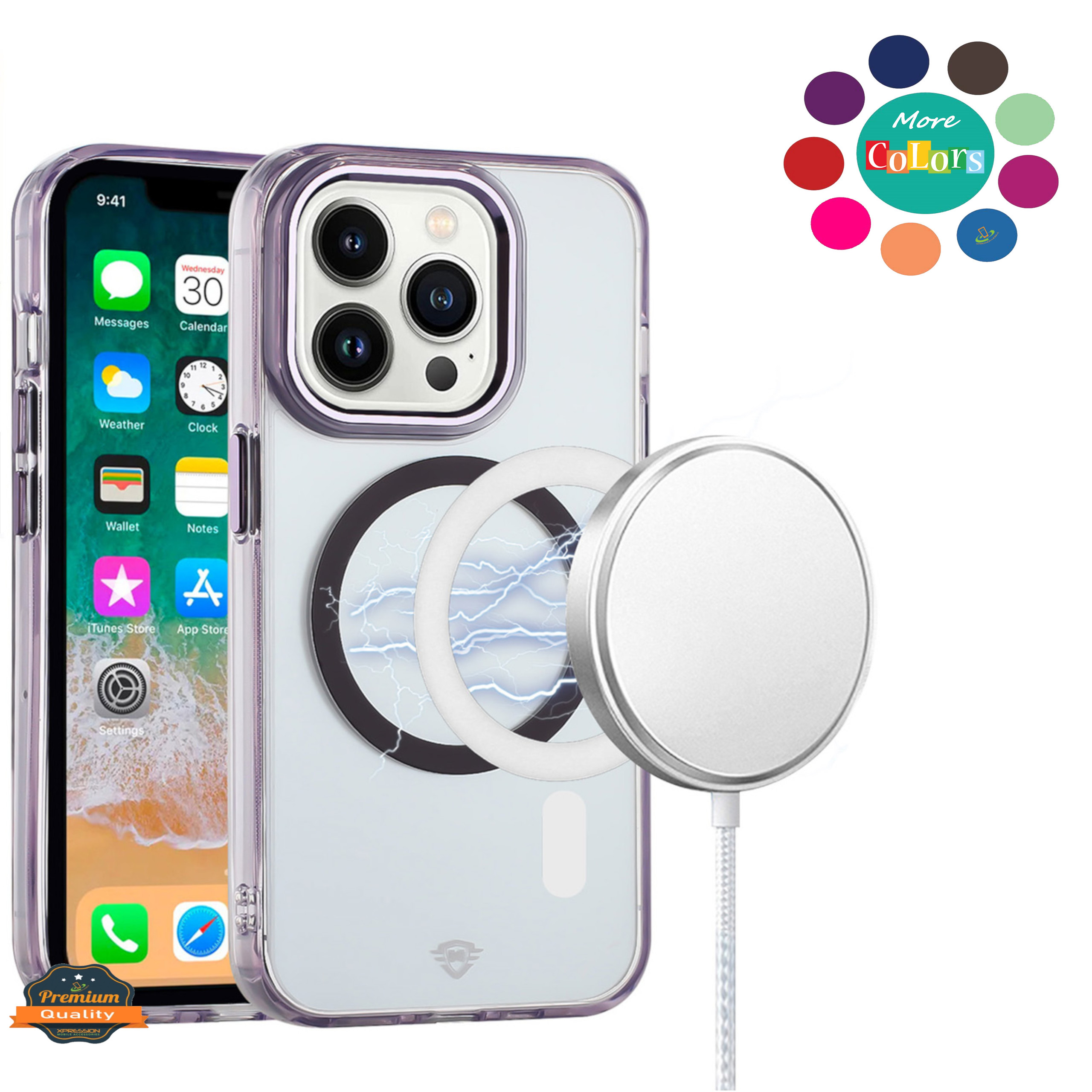 Für Samsung Galaxy S25 Ultra Clear Magnetic Kompatibel mit MagSafe Case Hülle - Bild 1 von 55