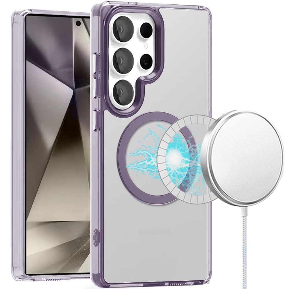Für Samsung Galaxy S25 Ultra Clear Magnetic Kompatibel mit MagSafe Case Hülle - Bild 3 von 55