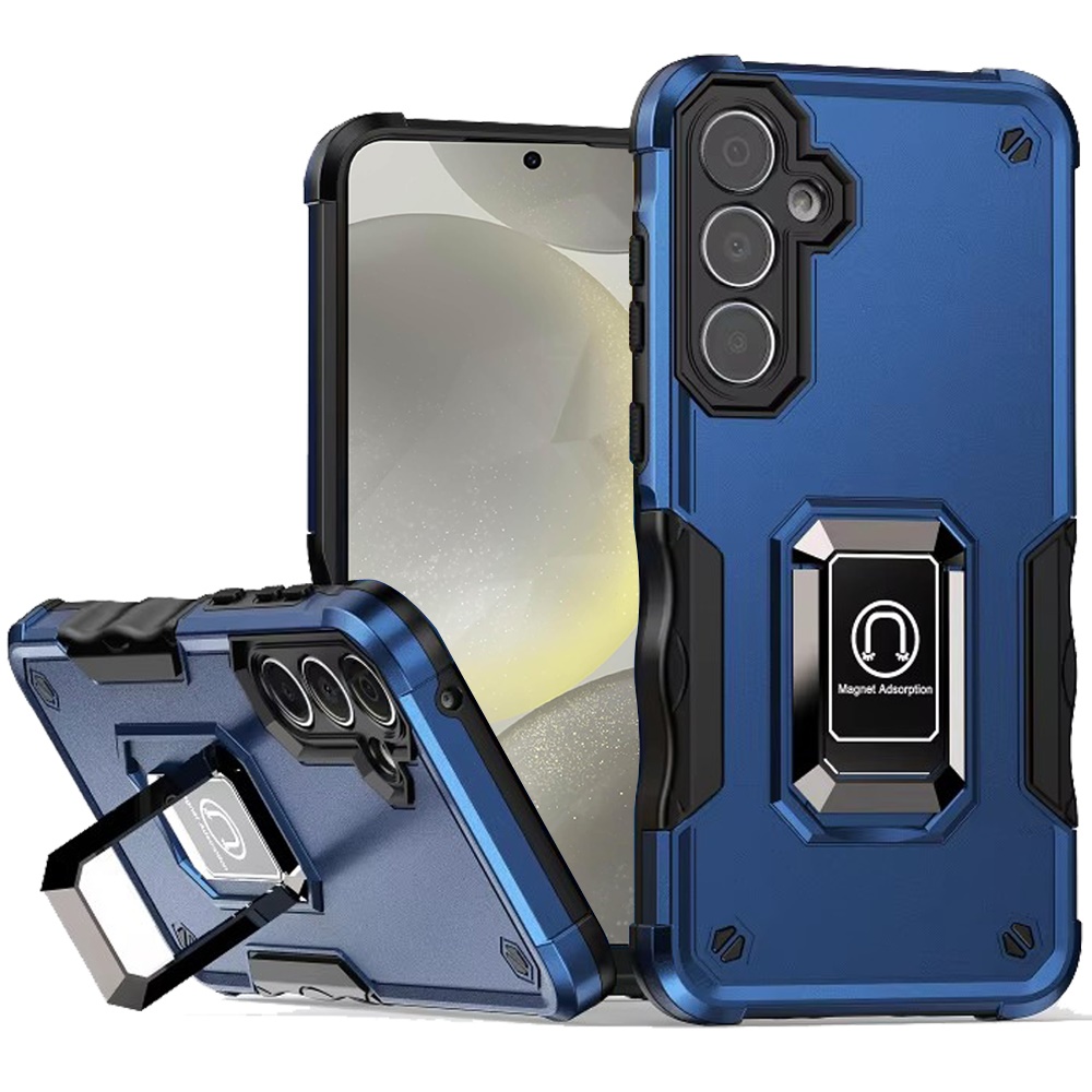 For Samsung Galaxy S25 Ultra Hybrid Magnetic Ring Holder Stand Rugged Case Cover - Picture 3 of 91