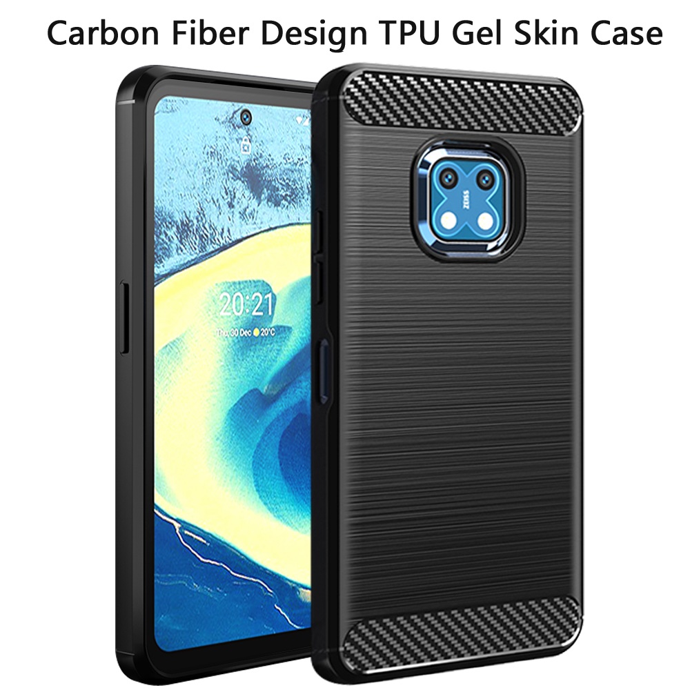 For Google Pixel 7/7 Pro Carbon Fiber Silicone Rubber Brushed Texture Case Cover - Picture 15 of 37