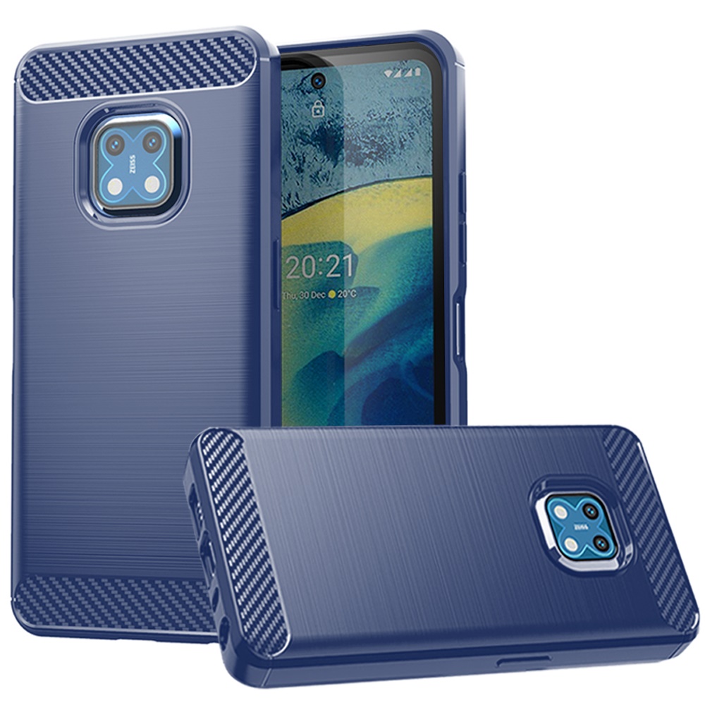 For Google Pixel 7/7 Pro Carbon Fiber Silicone Rubber Brushed Texture Case Cover - Picture 23 of 37