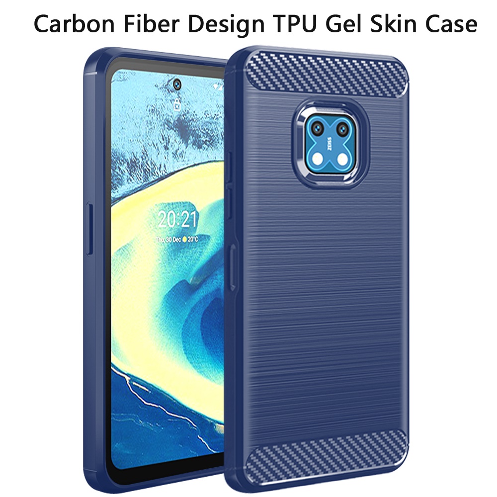 For Google Pixel 7/7 Pro Carbon Fiber Silicone Rubber Brushed Texture Case Cover - Picture 24 of 37