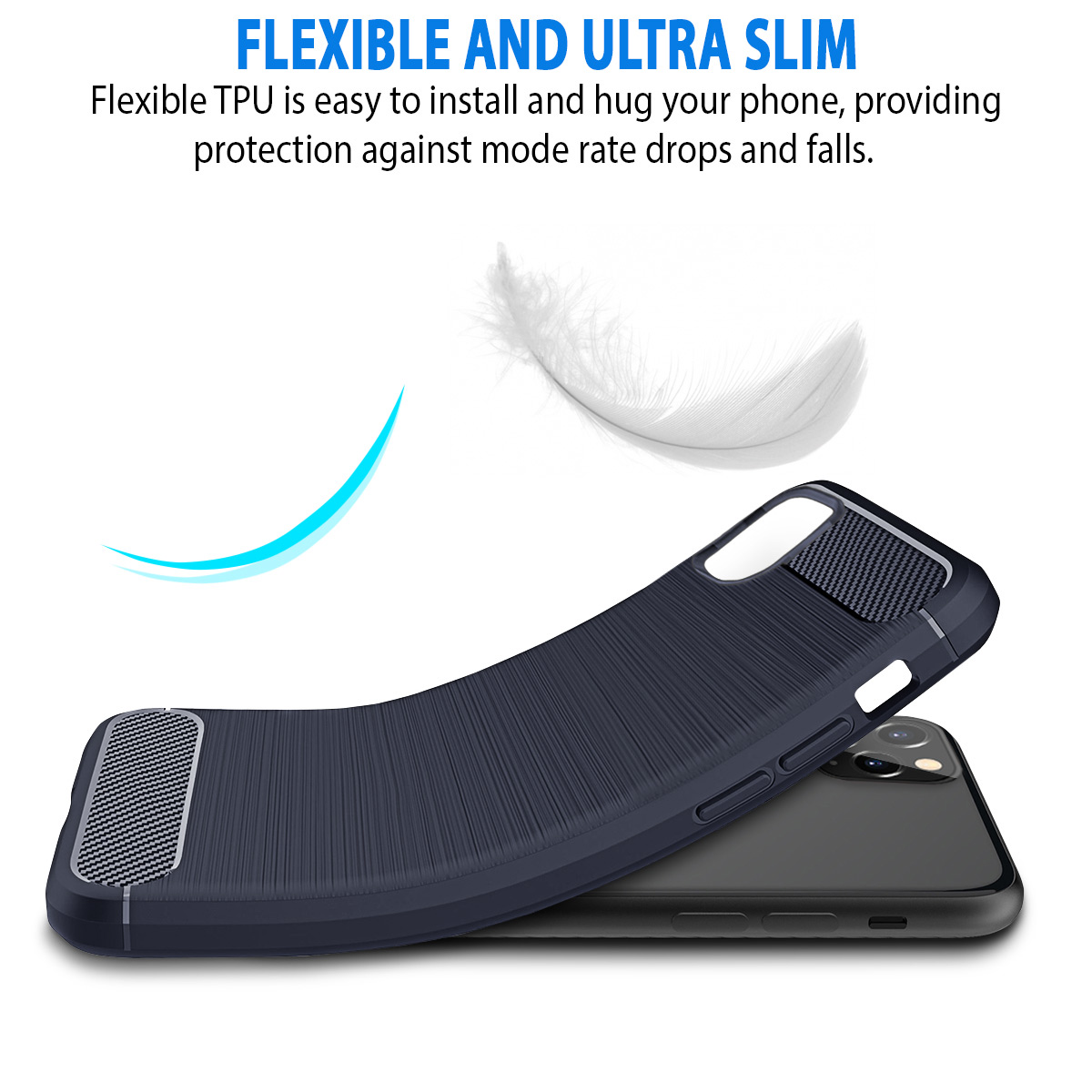 For Google Pixel 7/7 Pro Carbon Fiber Silicone Rubber Brushed Texture Case Cover - Picture 27 of 37