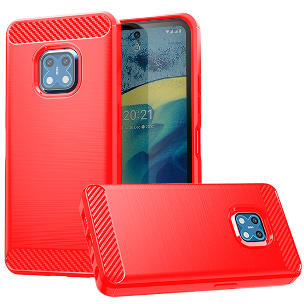 For Google Pixel 7/7 Pro Carbon Fiber Silicone Rubber Brushed Texture Case Cover - Picture 32 of 37