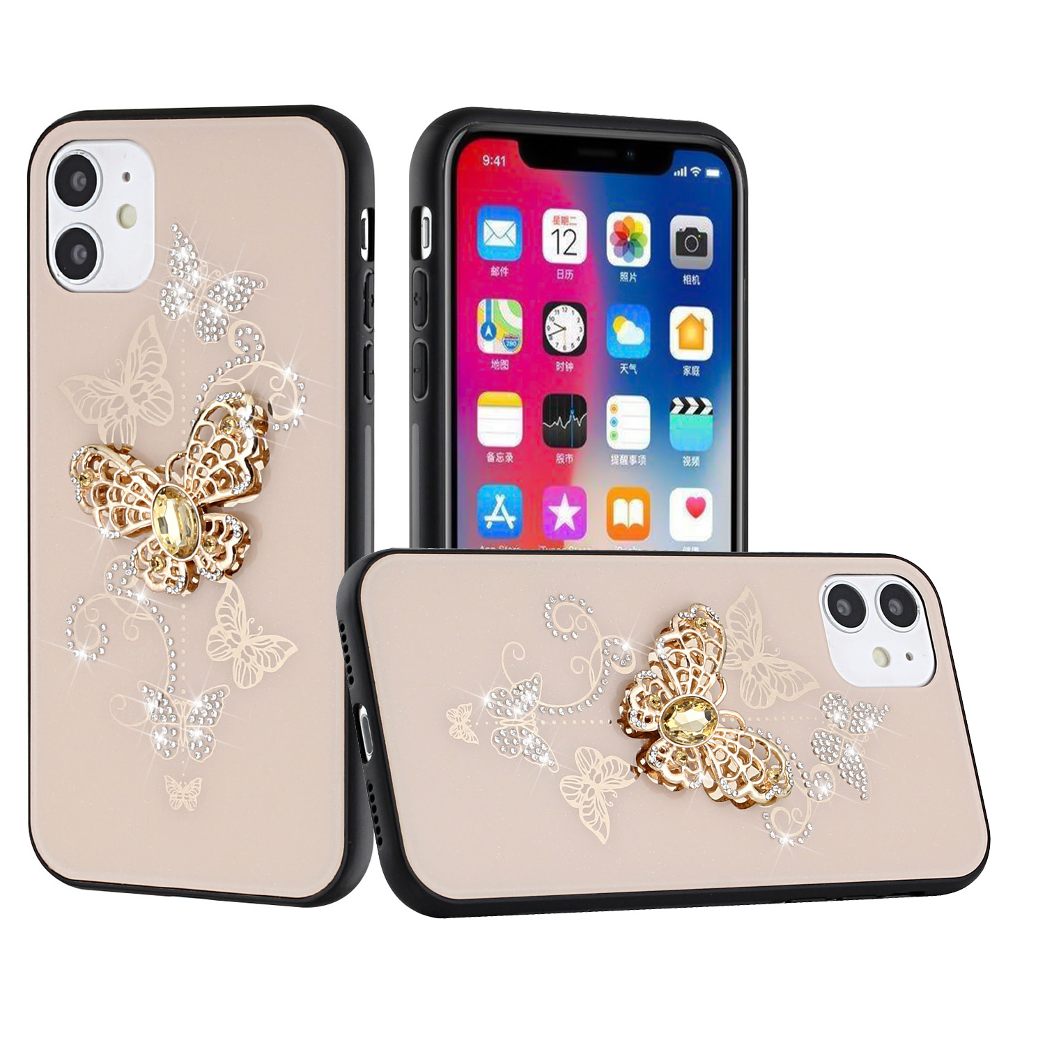 For Google Pixel 7/ 7 Pro Diamonds Bling 3D Hybrid Ring Stand Fashion Case Cover - Picture 13 of 46