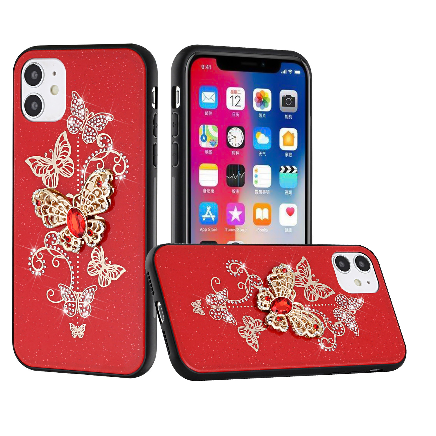 For Google Pixel 7/ 7 Pro Diamonds Bling 3D Hybrid Ring Stand Fashion Case Cover - Picture 19 of 46
